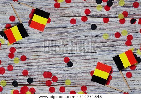 National Day Of Belgium , July 21. National Belgian Festival. The Concept Of Celebration, Fun, Patri