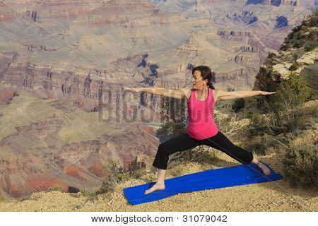 Yoga am Canyon