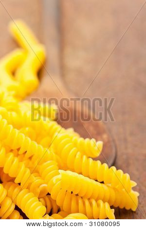 Fusilli på skeen
