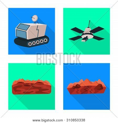 Vector Design Of Science And Cosmic Logo. Set Of Science And Technology Stock Vector Illustration.