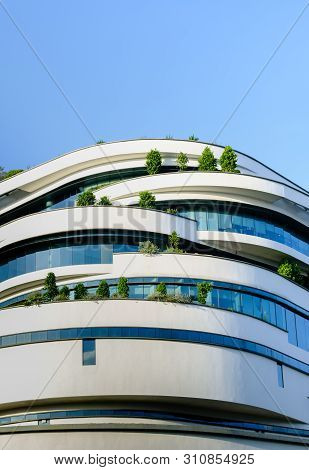 Singapore-07 Jan 2019:singapore Bread Talk Headquarter Building Facade View
