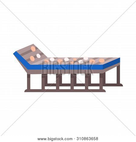 Vector Illustration Of Conveyor And Belt Icon. Set Of Conveyor And Machinery Vector Icon For Stock.