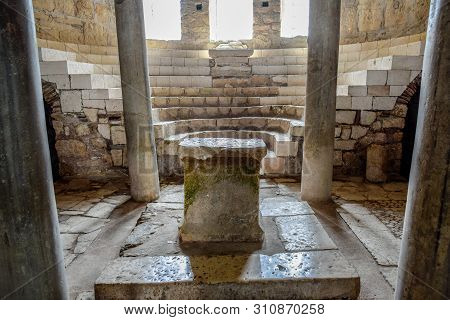 Altar Of The Church Of St. Nicholas The Baptist Miracle Worker In Demre, Turkey