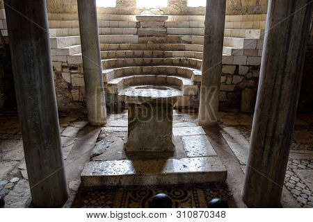 Altar Of The Church Of St. Nicholas The Baptist Miracle Worker In Demre, Turkey