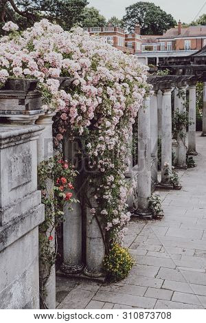 London, Uk - June 30, 2019: The Hill Garden And Pergola In Golders Green, London, Uk. The Area Was O