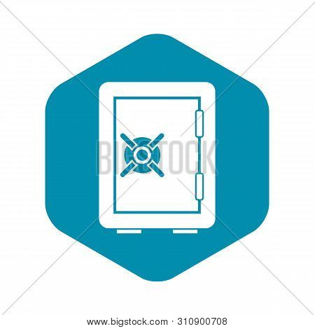 Safety Deposit Box Icon. Simple Illustration Of Safety Deposit Box Vector Icon For Web