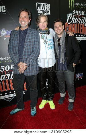 LOS ANGELES - JUL 8:  Val Kilmer, Guests at the Monster Energy $50K Charity Challenge Celebrity Basketball Game at the Pauley Pavillion on July 8, 2019 in Westwood, CA