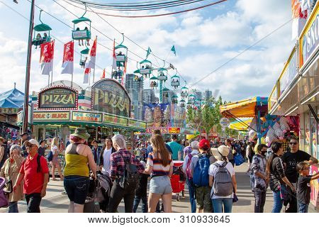 Carnival Atmosphere At Annual Event In Calgary