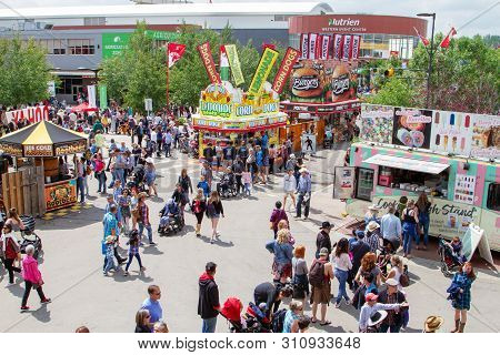 Carnival Atmosphere At Annual Event In Calgary