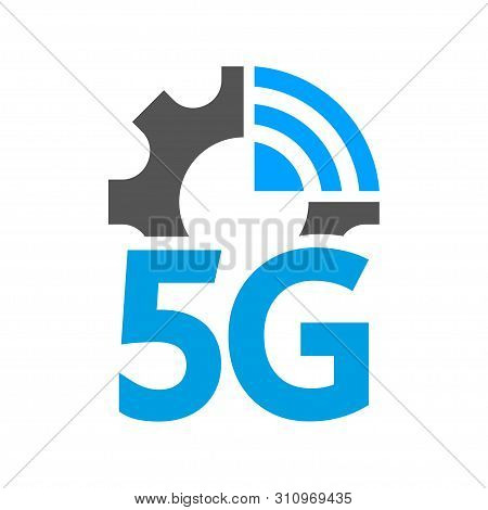 Vector Technology Icon Network Sign 5g. Illustration 5g Internet Symbol In Flat Style. Eps 10.