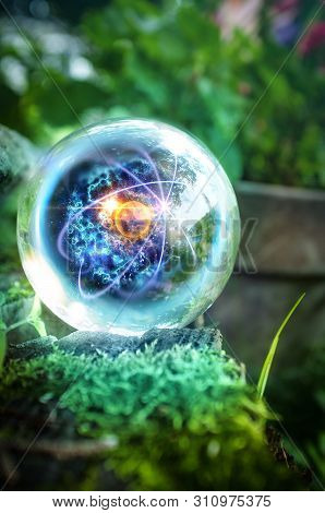 Atom Crystal Ball Nature