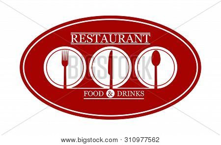 Template For Design And Decoration Of Restaurant Menu, Catering Or Gastro Service, Flat Design