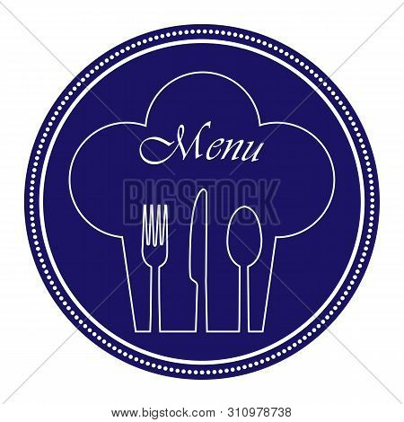 Template For Design And Decoration Of Restaurant Menu, Catering Or Gastro Service, Flat Design