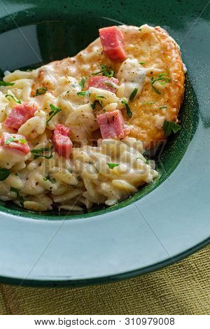 Chicken Cordon Bleu Risotto