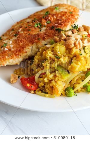Coconut Chicken With Thai Pineapple Fried Rice
