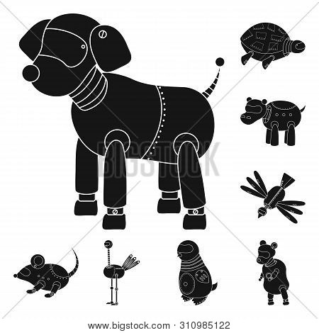 Vector Design Of Toy And Toy Logo. Collection Of Toy And Mechanism Vector Icon For Stock.