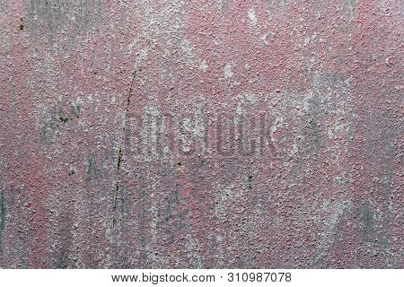 Texture Of Old Reddish Grey Cement Wall