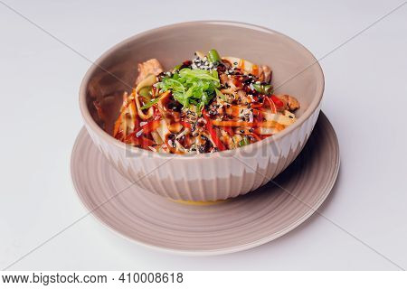 Chop Suey On Deep-fried Noodles, Sara Udon, Japanese Cuisine.