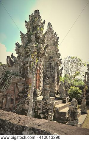Pura Dalem Temple In Ubud, Bali, Indonesia