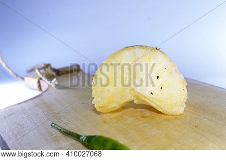 Indonesian Food, Fried Cassava Tastes Delicious And Delicious