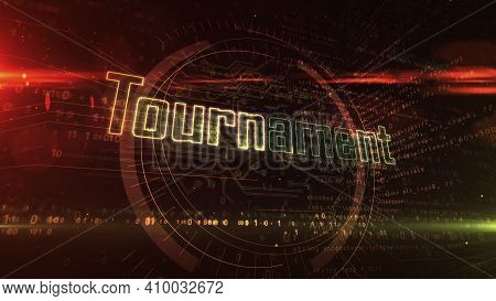 Tournament Esport Game Abstract Concept 3D Illustration