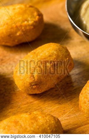 Homemade Mini Fried Corn Dogs