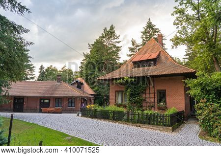 June 2020 Ondrejov, Czech Republic - Old Observatory Buildings Ondrejov, Czechia