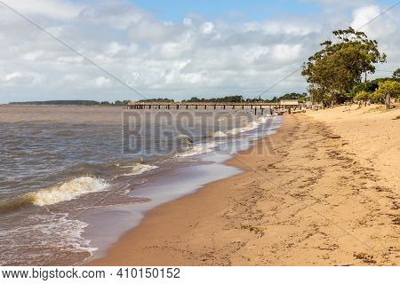 Beach In Lagoa Do Patos Lake