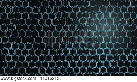 Abstract Background. Black And Blue Grid Effect - Vector Design