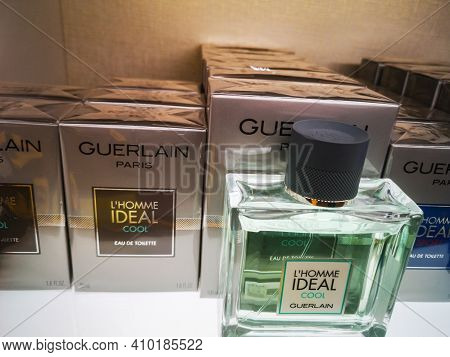 Fragrance For Men L'homme Ideal Cool By Guerlain Belongs To The Aromatic Group In The Perfume Shop 2