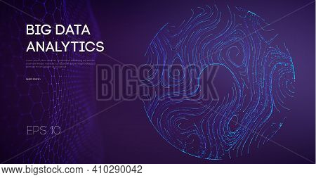 Software Code Agile Industrial Internet Backdrop. Industry Cyber Complex Big Data Sound Visulization