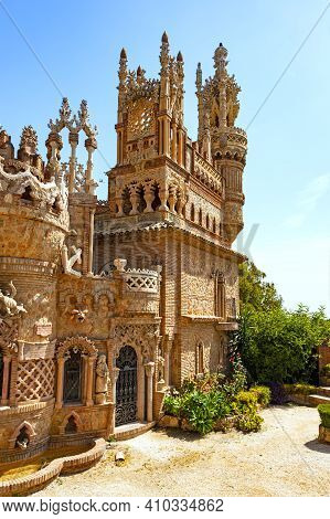 Benalmadena, Spain - May 28, 2017: Castillo De Colomares, A Castle, Dedicated To The Life And Advent
