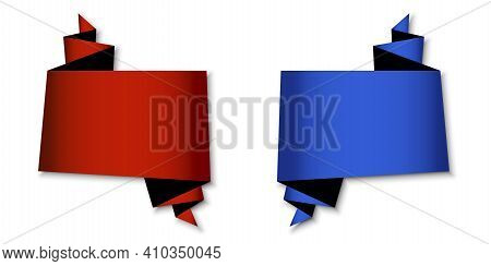 Ribbon Background. Graphic Element Vector. Abstract Artistic Vector Illustration. Stock Image. Eps 1