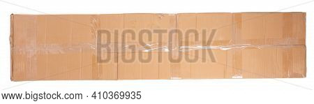Very Large Cardboard Box, Isolated On White