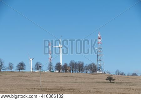 Wind Power Plantin The Czech Landscape