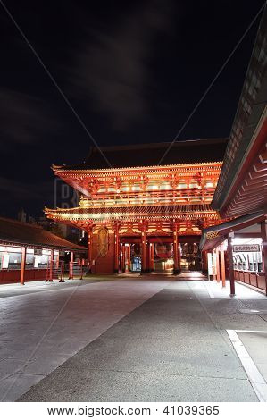 Asakusa chrám v Tokiu
