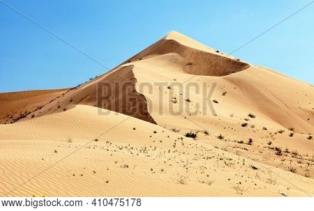 Cerro Blanco Sand Dune, The Highest Dunes On The World Located Near Nasca Or Nazca Town In Peru, One