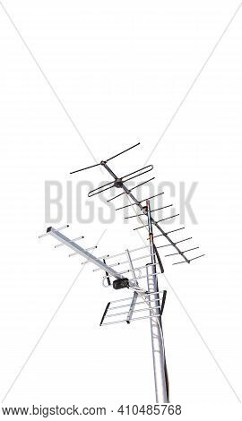 Tv Aerial Isolated On White Background 3d Illustration