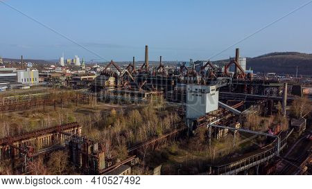 Old Factory Site In Germany - World Heritage Site - Aerial View