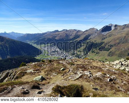 Davos Klosters Switzerland, Seehorn Peak, Swiss Beautiful Landscape Nature