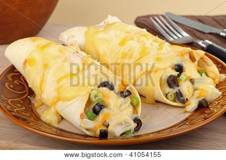 Kylling Enchiladas