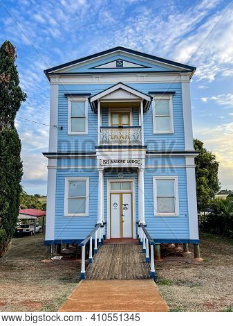 View Of The Isis Masonic Lodge, A Heritage Listed Masonic Temple Built Between 1897 And 1909, Also K