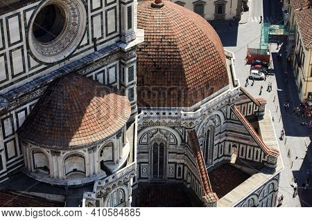 Firenze, Italy - April 21, 2017: The Duomo In Florence, Firenze, Tuscany, Italy