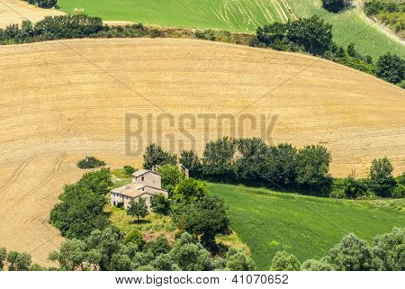 Marches landschap