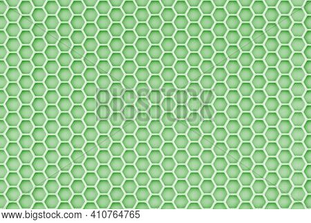 Abstract Pastel Green Seamless Honeycomb Texture And Unobtrusive Sharp Background