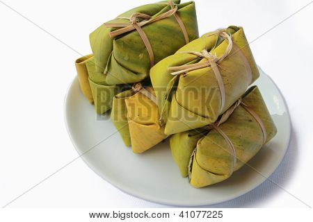 Thai Bananas In Sticky Rice