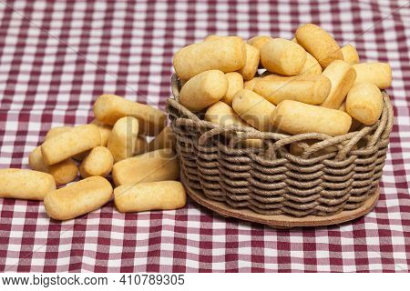 Traditional Colombian Gastronomy Of Achiras Del Huila Snacks.