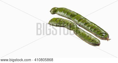 The Guama Tropical And Exotic Fruit Of South America -inga Edulis