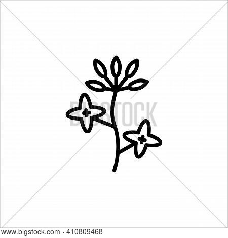 Colza, Rapeseed, Canola Eco Diesel. Vector Sign In A Simple Style Isolated On A White Background. 64