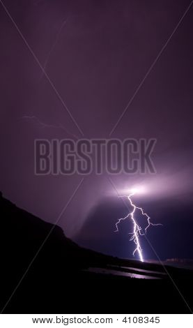 Blesk ve venkovských horách